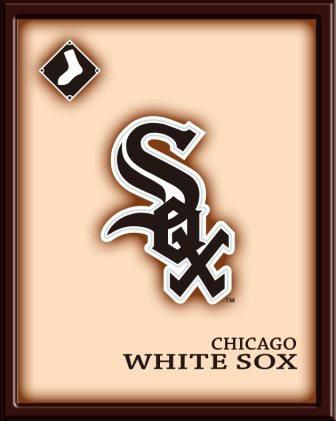 MLB Chicago White Sox Wooden Wall aRt