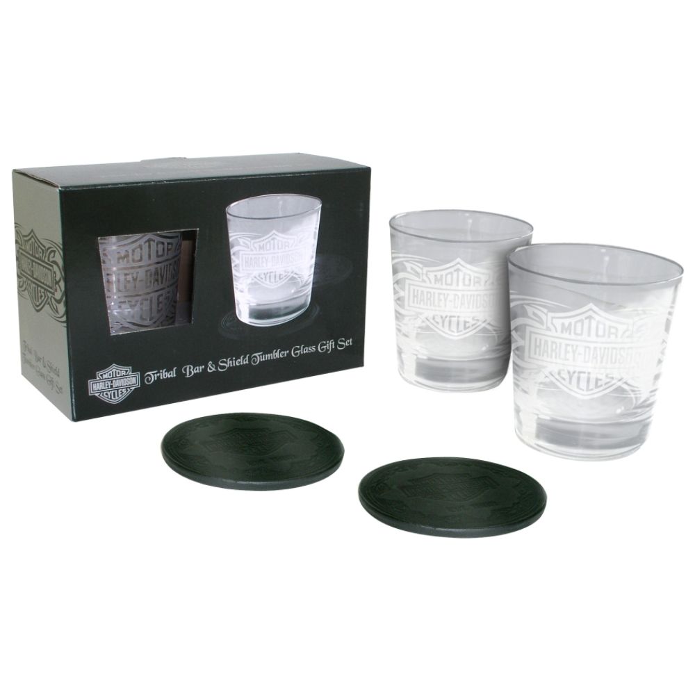 Harley-Davidson Tribal Bar & Shield Tumbler Gift Set