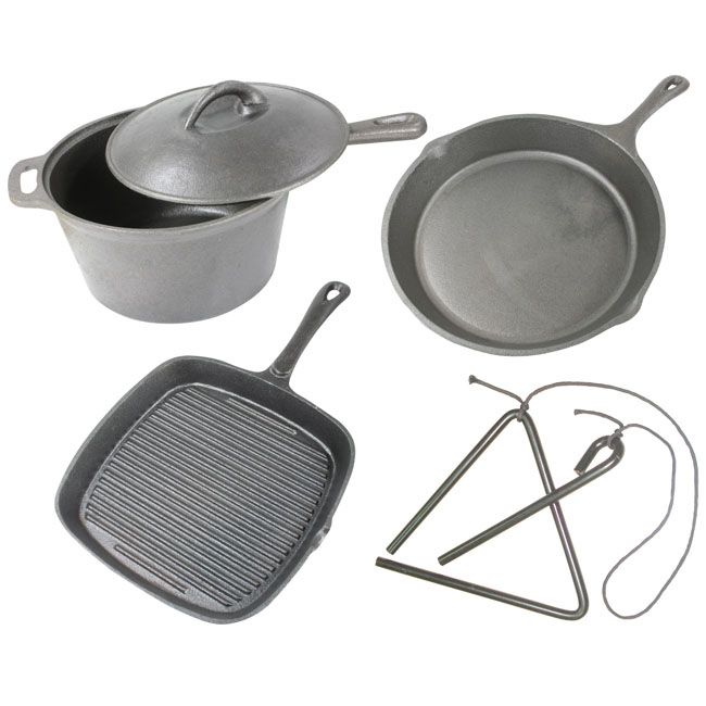 Sportsman Series 5PC 207 Preseasoned Cookware Set at Sears.com