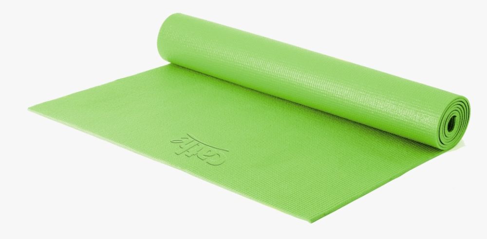 Fitness by Cathe Yoga Mat w/DVD, Green