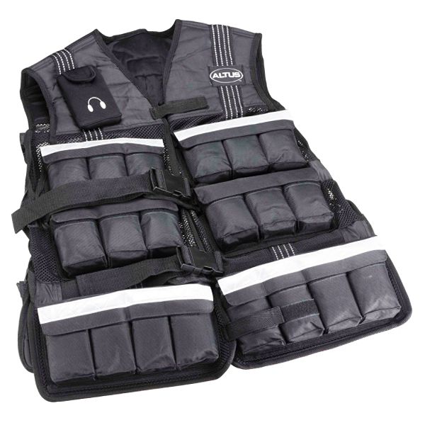 Altus Be Fit Look Fit Adj. 40lb. Weighted Flak Style Vest 1111033
