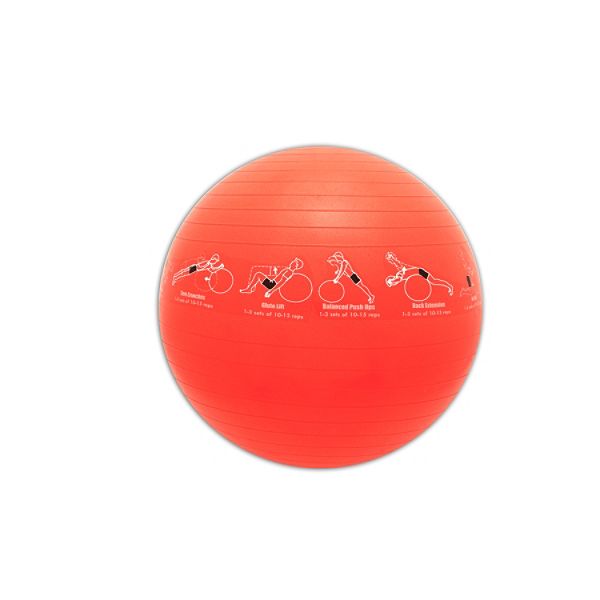 Trainermat Trainerball for Core Strength (red 55)