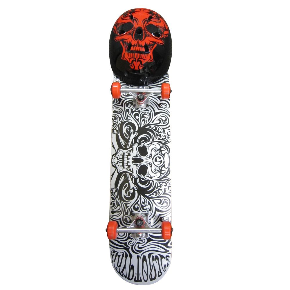 Kryptonics 31 in. Skateboard/Helmet Combo