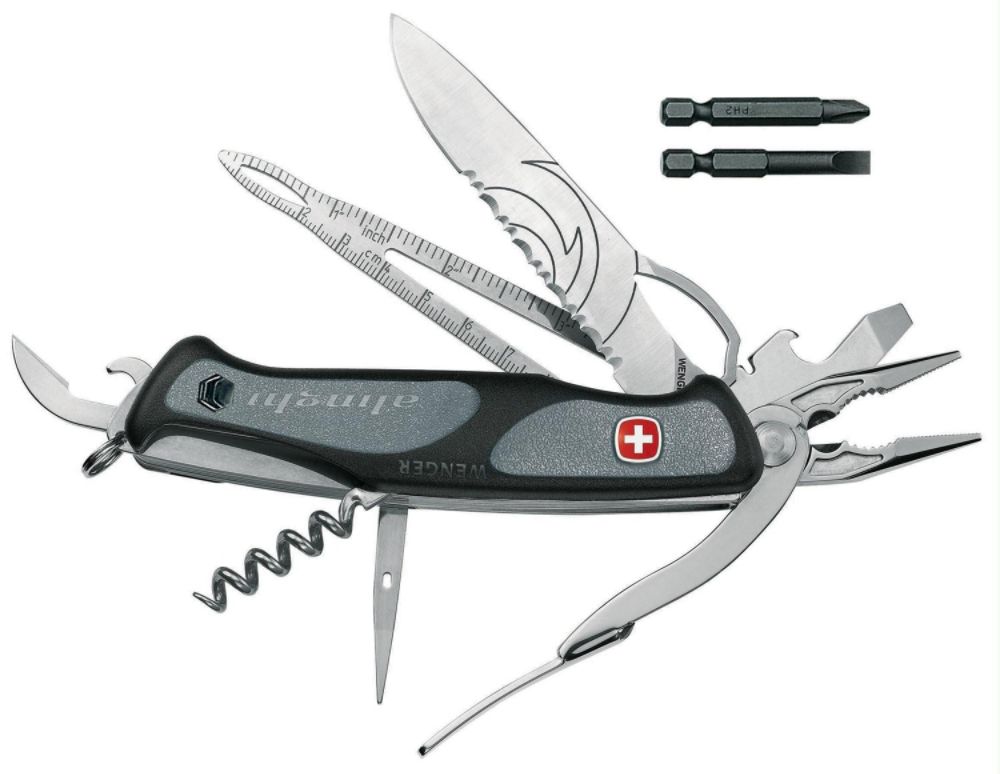 Wenger Pocket Knife, Alinghi SUI1 Black Swiss Army