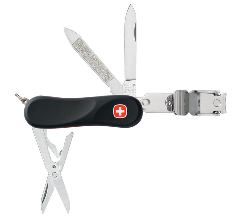Wenger Pocket Knife, Swiss Clipper Soft Touch
