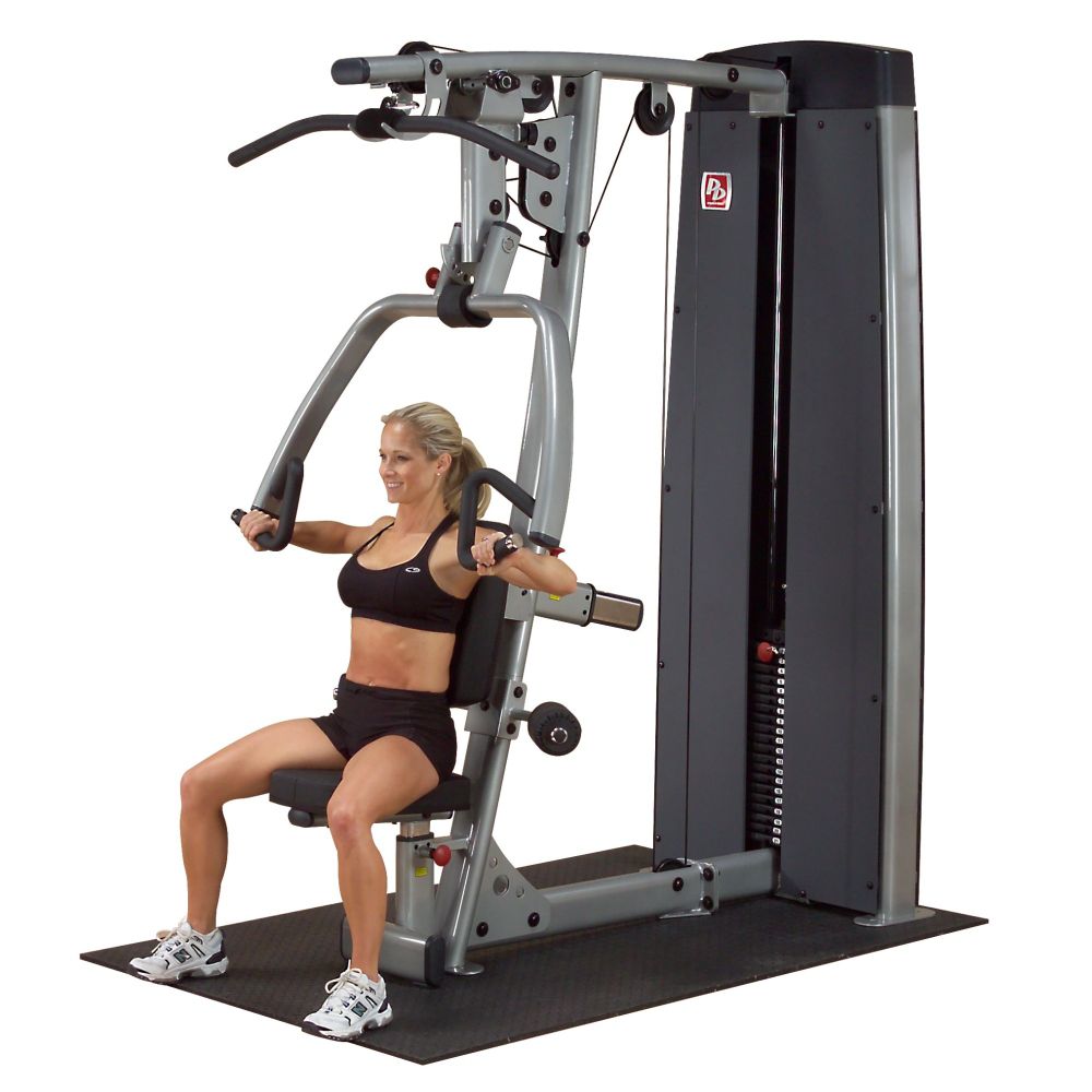 Pro Dual Vertical Press And Lat - Single - 210Lbs