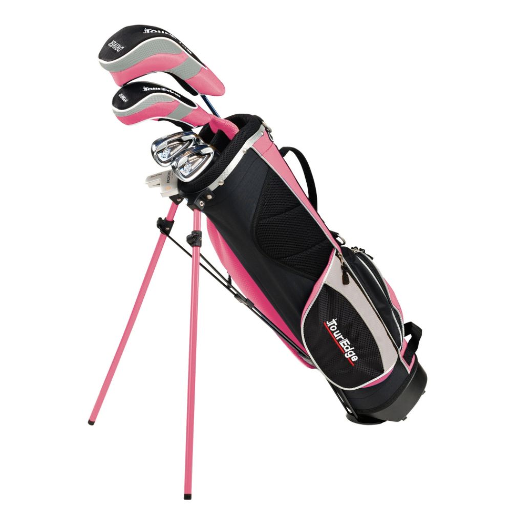 Tour Edge Geomax Junior Girls Sets - Jrh Geomax Jr Pink 4X1 5-8 Yrs W/Bag...