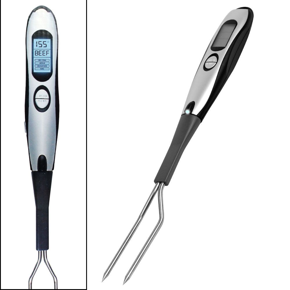 Chefs Kitchen Temperature Measuring Fork w/ LED
