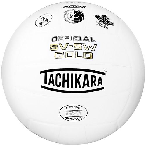 Tachikara USA SV-5W Gold Premium Leather Indoor Volleyball