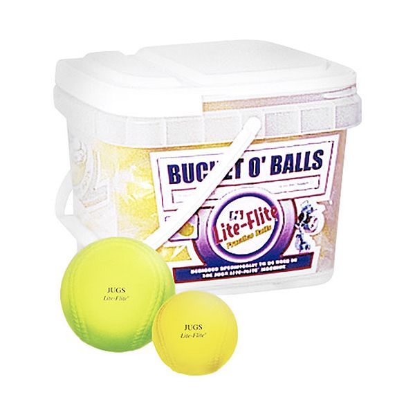 Jugs Lite Flite Softball Bucket O' Balls