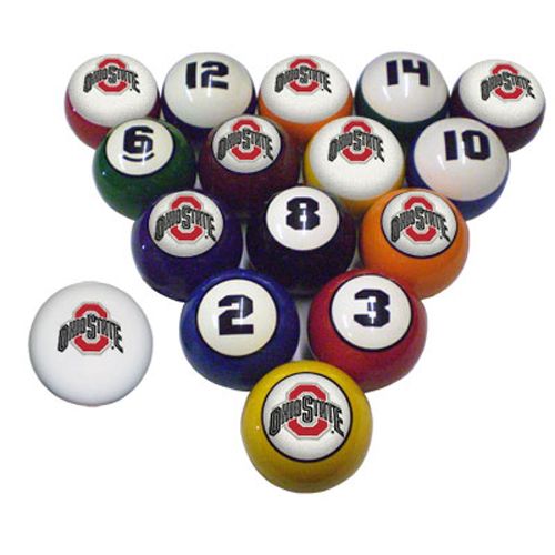 Sports Fan Products College Billiard Ball Set