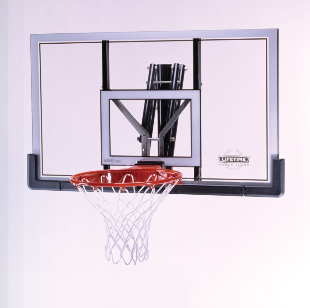 Lifetime 73729 Shatter Guard 48 Inch Basketball Backboard & Rim Combo at Sears.com