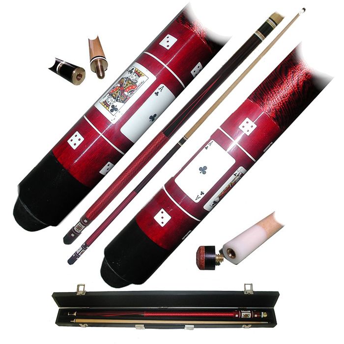 Trademark Red Royal Flush Poker Billiard Hardwood Pool Cue Stick at Sears.com