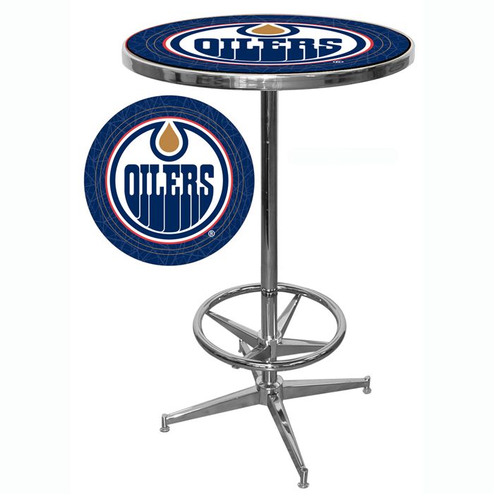 Trademark NHL Edmonton Oilers Pub Table
