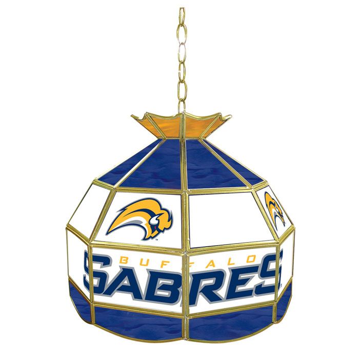 Trademark NHL Buffalo Sabres Stained Glass Tiffany Lamp - 16 inch diameter at Sears.com