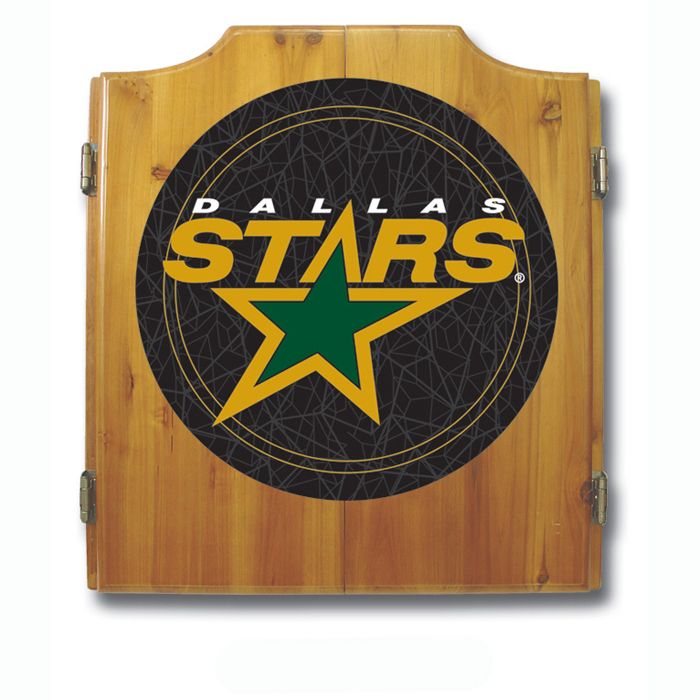 Trademark NHL Dallas Stars Jackets Dart Cabinet including Darts and Board