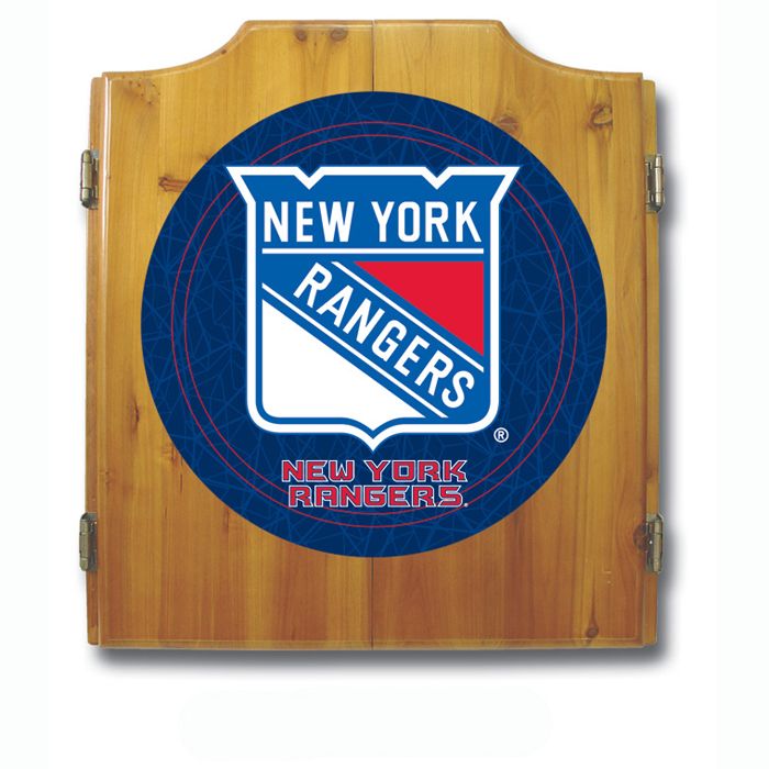 Trademark NHL New York Rangers Dart Cabinet including Darts and Board at Sears.com