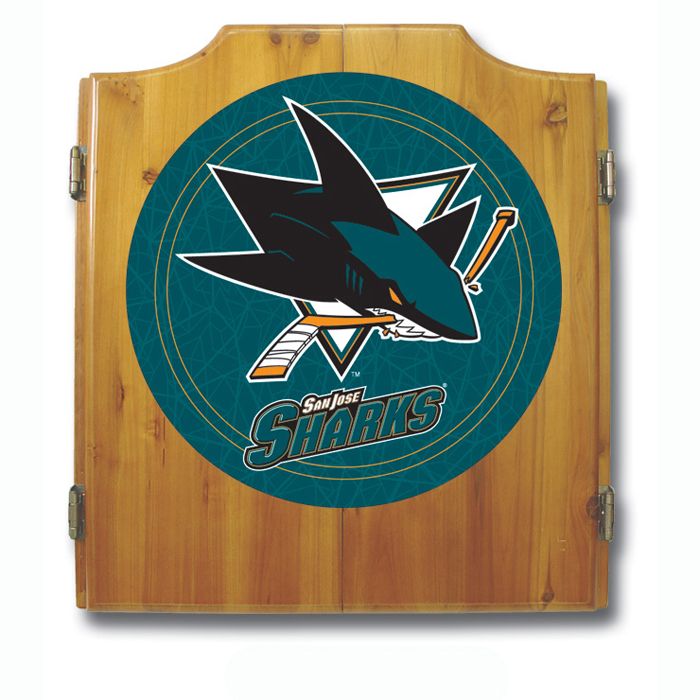 Trademark NHL San Jose Sharks Dart Cabinet including Darts and Board at Sears.com