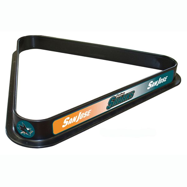 Trademark Nhl San Jose Sharks Billiard Ball Triangle Rack 343000NHL5000SJSP Trademark NHL5000 SJS