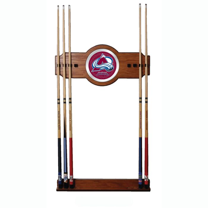 Trademark NHL Colorado Avalanche 2 piece Wood and Mirror Wall Cue Rack at Sears.com