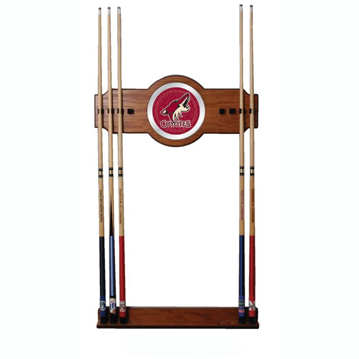 Trademark NHL Phoenix Coyotes 2 piece Wood and Mirror Wall Cue Rack at Sears.com