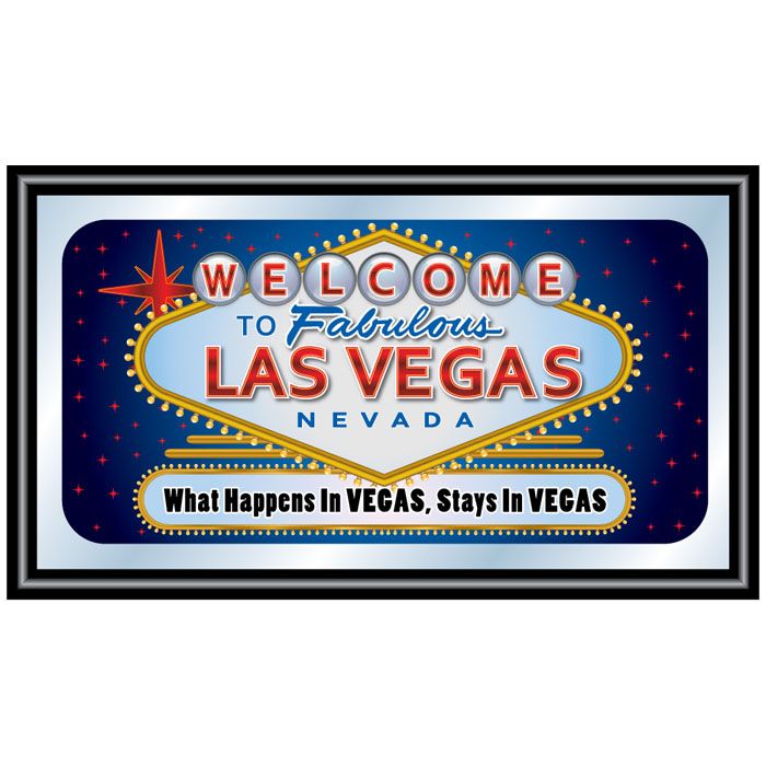 Trademark Las Vegas Mirror - What Happens in Vegas Stays in Vegas