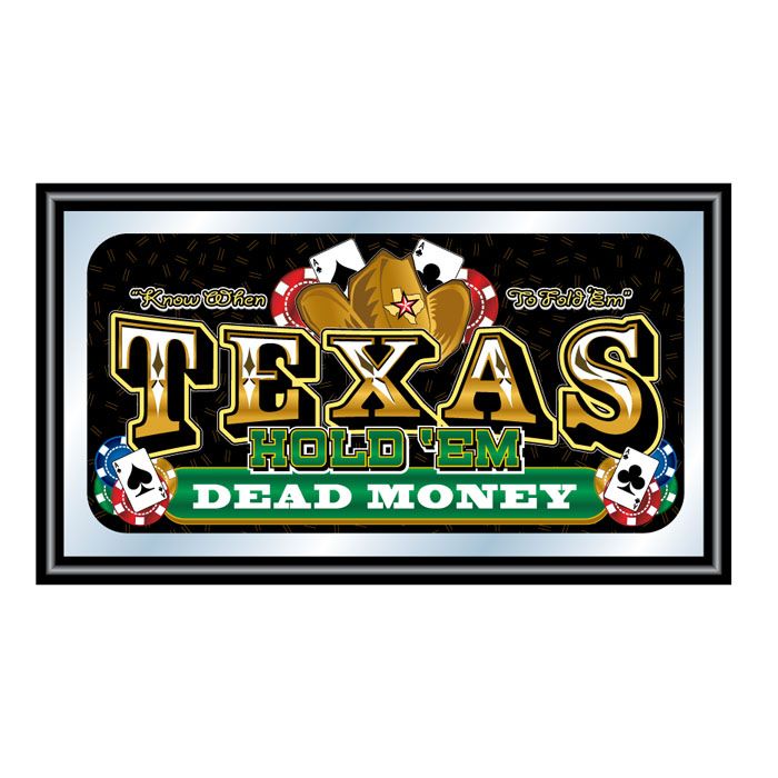 Trademark Framed Texas Holdem Wall Mirror - Dead Money at Sears.com