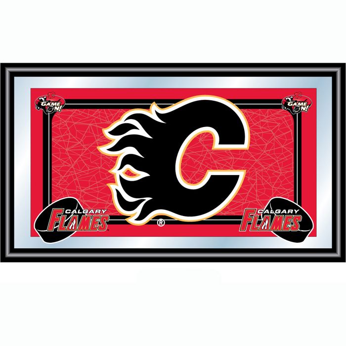 Trademark NHL Calgary Flames Framed Team Logo Mirror at Sears.com