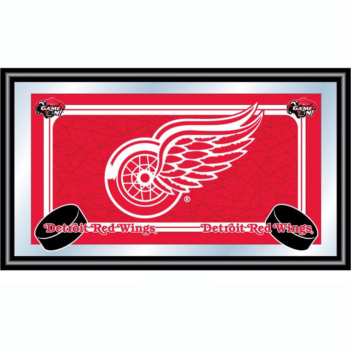 Trademark NHL Detroit Redwings Framed Team Logo Mirror at Sears.com