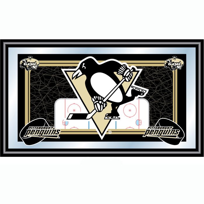 Trademark&nbsp; NHL Pittsburgh Penguins Framed Team Logo Mirror