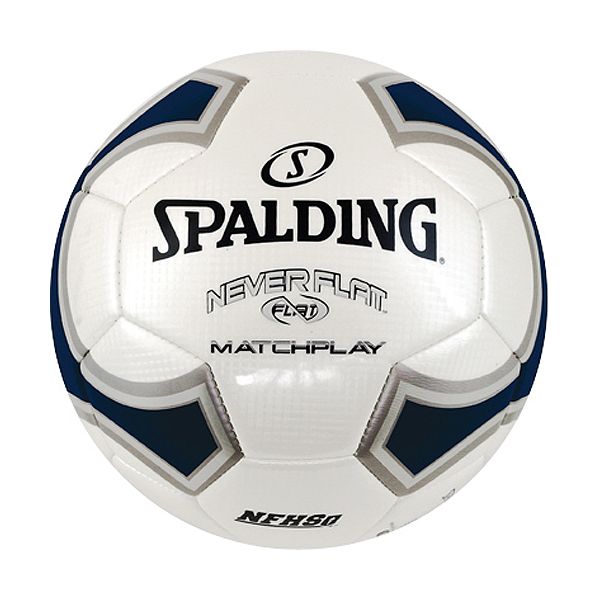 Spalding NEVER FLAT Match Play Soccer - Size 4 
