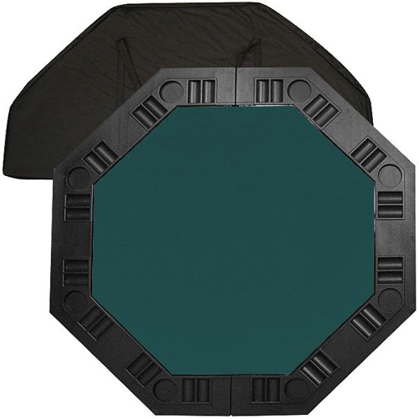 Trademark+8+Player+Octagonal+Table+Top+-+Dark+Green+-+48+Inch
