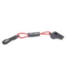 Whistle with Lanyard, Red / Black