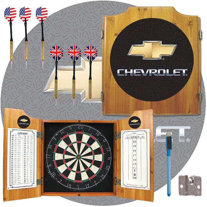 Trademark Chevy Dart Cabinet Includes Darts and Board at Sears.com