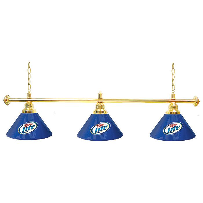 Trademark Miller Lite 60 Inch 3 Shade Billiard Lamp at Sears.com