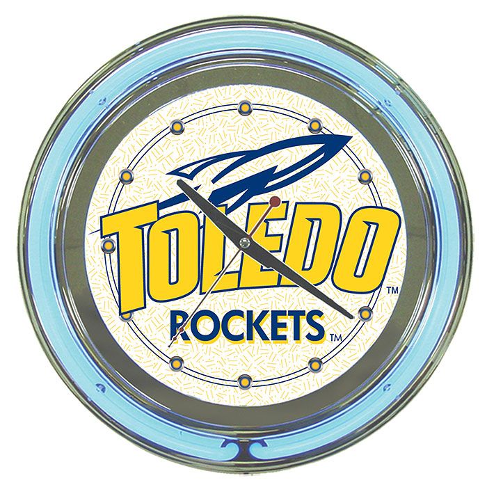 Trademark University of Toledo Neon Clock -