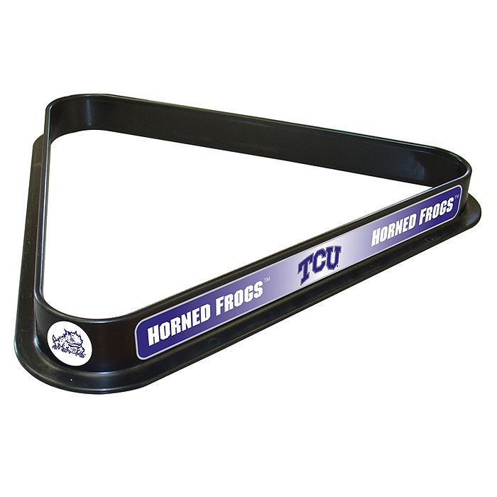 Trademark Texas Christian University Billiard Ball Triangle Rack