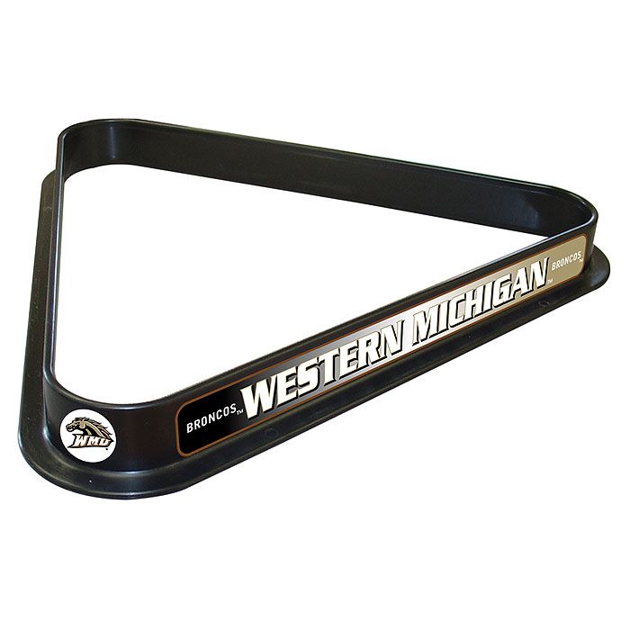 Western Michigan University Billiard Ball Triangle Rack