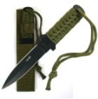 Stainless Steel Survival Knife w/ Case  6.875 inch