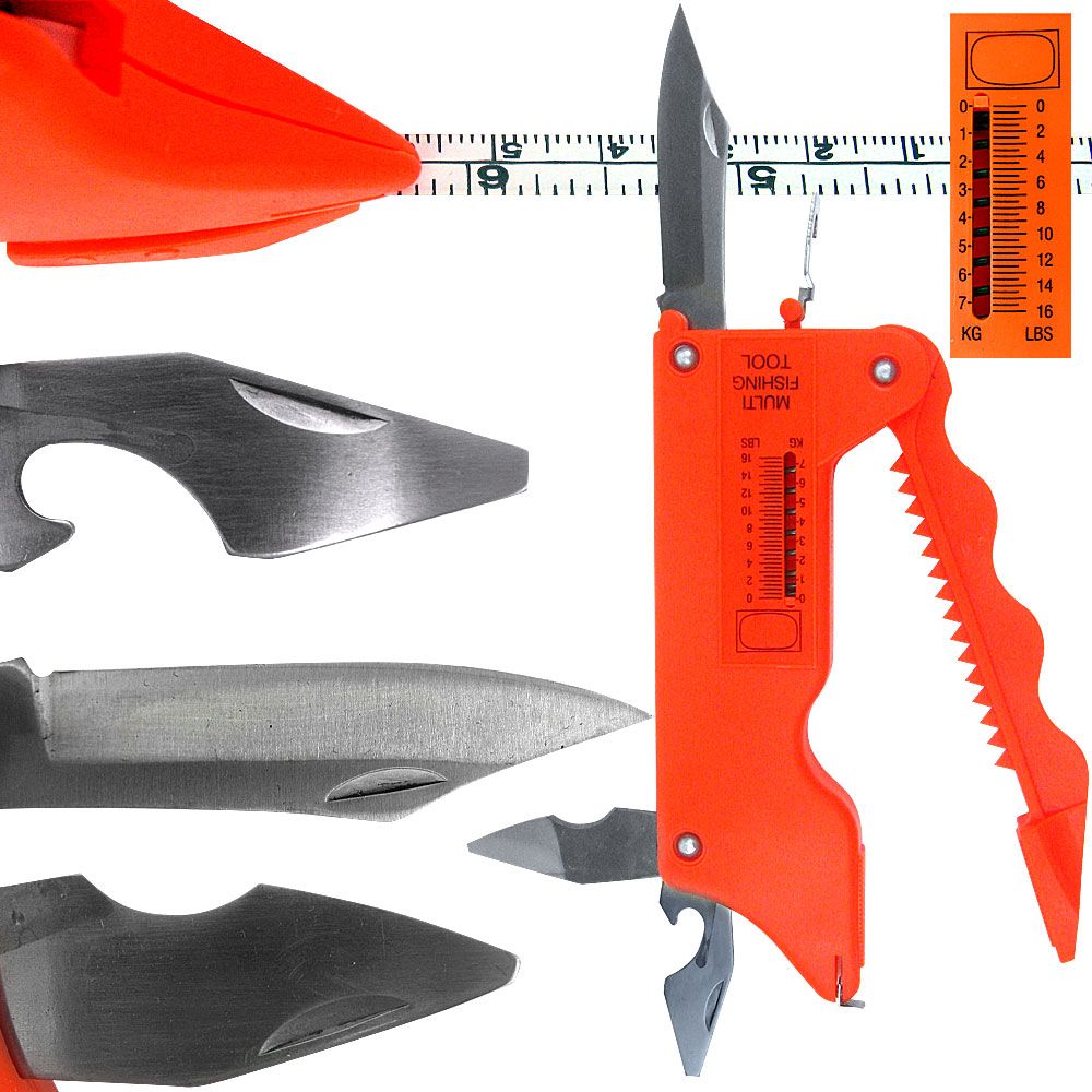 Trademark Premium Fisherman's Fishing Multi Tool 4 in 1