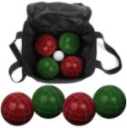 9 Piece Bocce Ball Set with Easy Carry Nylon Bag