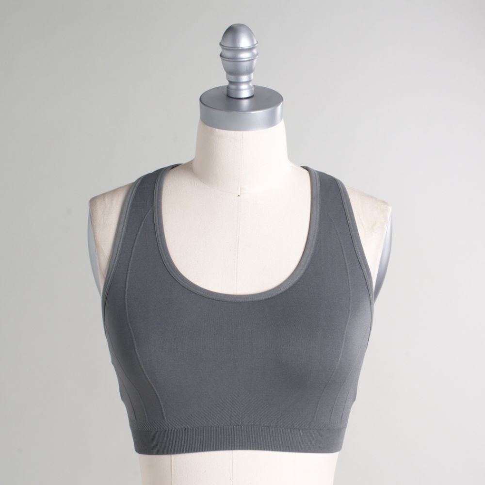 Everlast Women's Seamless Sports Bra Smoked Pearl