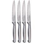 4 Pc - 4 1/2" Stainless Steel Steak Knives
