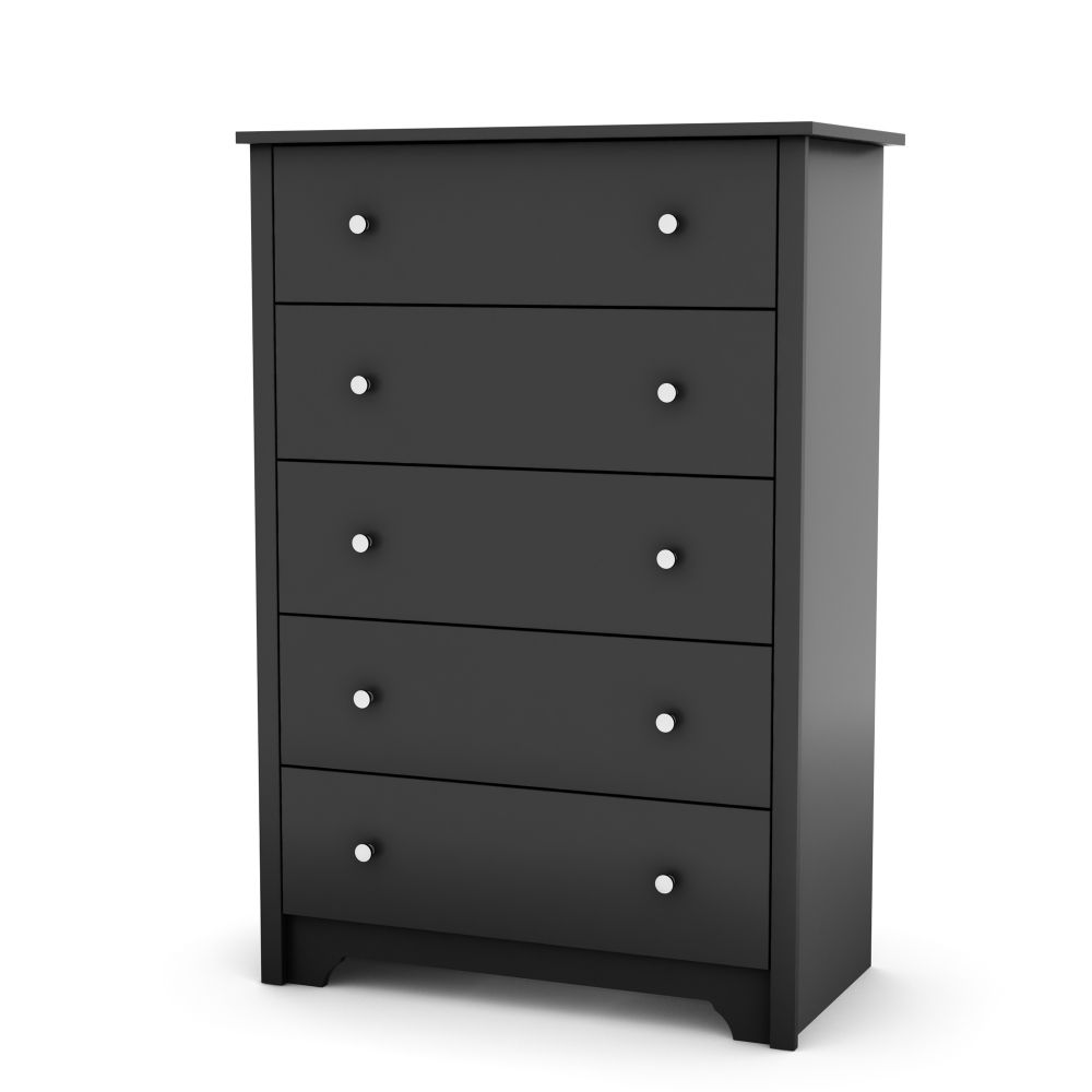 South Shore Century 5 Drawer Chest - Black at Sears.com