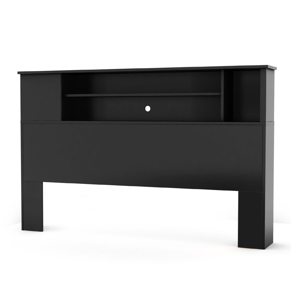 South Shore Century Queen Bookcase Headboard - Black at Sears.com
