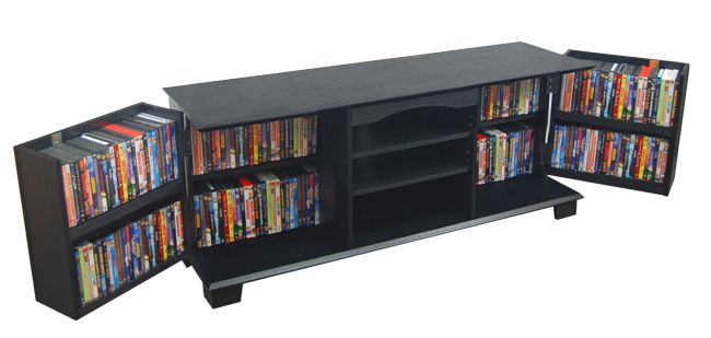 Walker Edison 60 in  Wood TV Console - Black