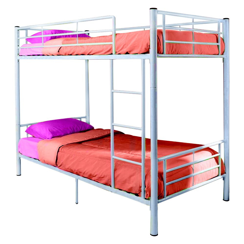 Walker Edison Twin+Twin Bunk Bed - White