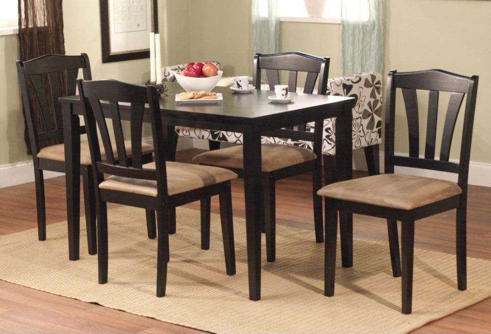 5pc Metropolitan dining set in black finish at Sears.com