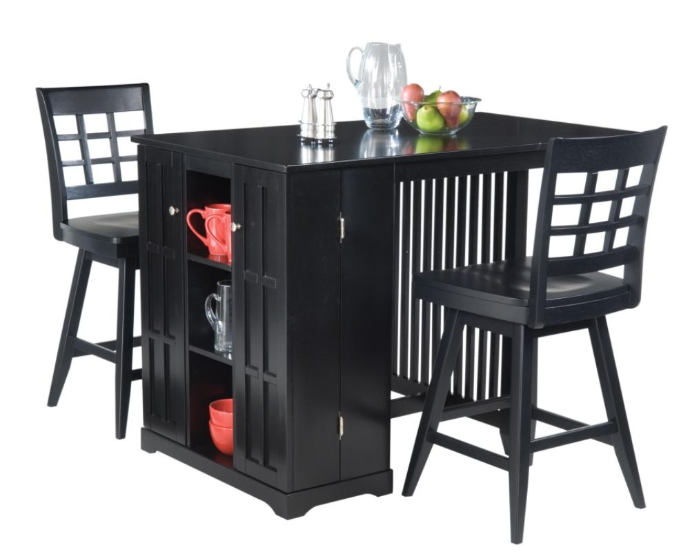 Home Styles Arts & Crafts Island And Bar Stools