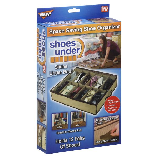 As Seen On TV Shoes Under Shoe Organizer, Space Saving, 1 organizer